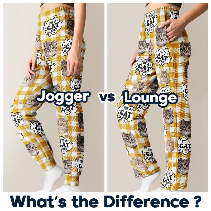 Cat Lovers - Custom Photo I'm A Cat Person - Personalized Pajama Pants