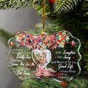Memorial - Custom Photo Memorial A Limb Has Fallen From Our Family Tree - Personalized Medallion Glass Ornament