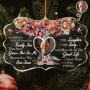 Memorial - Custom Photo Memorial A Limb Has Fallen From Our Family Tree - Personalized Medallion Glass Ornament