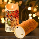 Memorial - Custom Photo Memorial A Limb Has Fallen From Our Family Tree - Personalized Flameless LED Candle