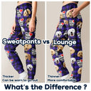 Pet Lovers, Dog Lovers - Custom Photo Dog Face I Woof You - Personalized Pajama Pants