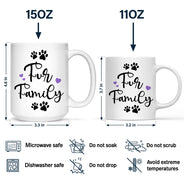 Gift For Couples, Gift For Husband, Gift For Wife, Gift For Boyfriend, Gift For Girlfriend, Pet Lovers, Dog Lovers - You & Me And The Dogs - Personalized Mug