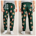 Gift For Couples, Gift For Husband, Gift For Wife, Gift For Boyfriend, Gift For Girlfriend, Pet Lovers, Dog Lovers, Cat Lovers - Custom Photo You & Me And The Dog Cat Pet Plaid Pattern - Personalized Pajama Pants