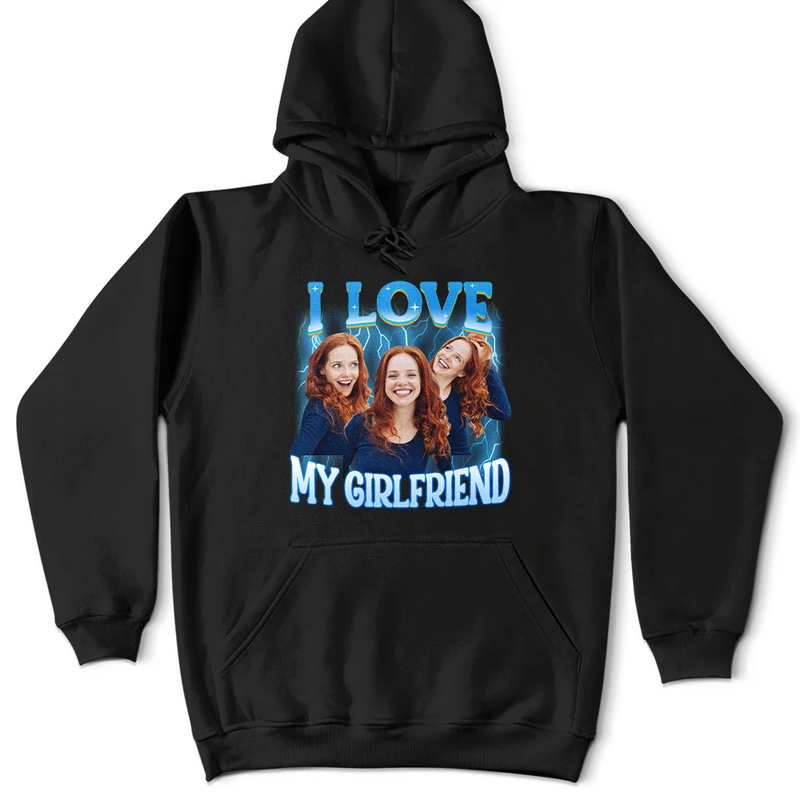 Gift For Couples, Gift For Husband, Gift For Wife, Gift For Boyfriend, Gift For Girlfriend - Custom Photo I Love My Wife Husband Girlfriend Boyfriend Lover - Personalized T Shirt