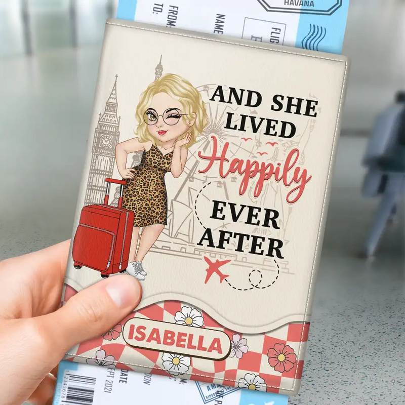 Travel, Gift For Yourself, Gift For Women - It's On My List Travel Lover - Personalized Passport Cover, Passport Holder