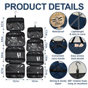 Travel,Gift For Yourself,Gift For Women,Gift For Men,Happy - Travel Is My Therapy - Personalized Toiletry Bag