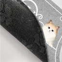 Pet Lovers, Dog Lovers, Cat Lovers - Monogram Family Name Dog Cat Pet - Personalized Doormat
