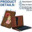 Travel,Gift For Yourself,Gift For Women,Happy - Birth Month Flower Travel Lover - Personalized Passport Cover, Passport Holder