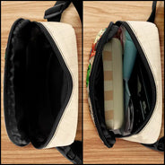 Travel, Gift For Yourself, Gift For Women, Gift For Men - And So The Adventure Begins - Personalized Crossbody Belt Bag
