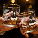 Gift For Father - Legend Husband Daddy - Personalized Whiskey Glass