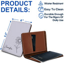 Travel,Gift For Women,Gift For Yourself,Gift For Bestie,Gift For Girlfriend,Gift For Wife,Gift For Mother,Gift For Sisters,Happy - Birth Month Flower - Personalized Passport Cover, Passport Holder