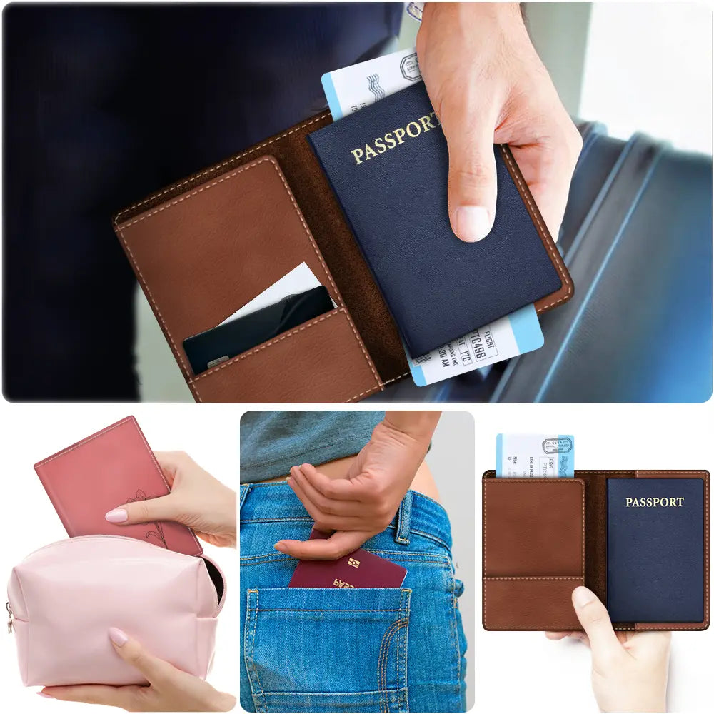 Travel,Gift For Women,Gift For Yourself,Gift For Bestie,Gift For Girlfriend,Gift For Wife,Gift For Mother,Gift For Sisters,Happy - Birth Month Flower - Personalized Passport Cover, Passport Holder