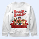 Dog Lovers,Dog Mom,Dog Dad,Gift For Yourself,Happy - Treat Dealer 3D Effect Dogs - Personalized T Shirt