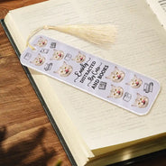 Custom Photo, Dog Lovers, Reading, Happy, Cat Lovers, Pet Lovers - Custom Photo Easily Distracted By Dogs Cats And Books - Personalized Acrylic Bookmark