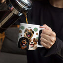 Dog Lovers - Dogs Make Everything Better - 3D Inflated Effect Printed Mug, Personalized White Edge-to-Edge Mug

