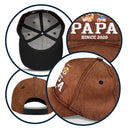 Gift For Father,Dad,Children - Dad Grandpa Since 3D Effect - Personalized Classic Cap