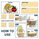 Teacher, Happy - Custom Photo Teaching Is A Heartfelt Job Teacher - Personalized Wooden Pen Pencil Holder