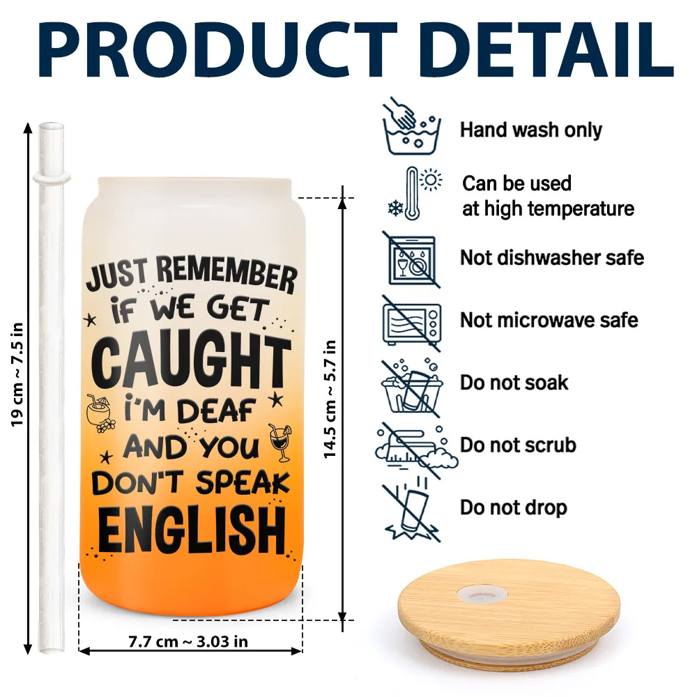 Gift For Bestie, Cruising, Beach, Happy - Warning The Girls Are Drinking Again Cruising - Personalized Ombre Frosted Glass Can