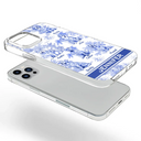 Dog Lovers, Dog Mom, Dog Dad, Pet Lovers, Pet Mom, Pet Dad, Happy - Toile De Jouy Dog Mom - Personalized Clear Phone Case