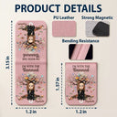 Reading,Gift For Yourself,Happy - Just One More Chapter Girl Who Loves Books - Personalized Leather Magnetic Bookmark