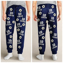 Gift For Yourself, Gift For Women, Gift For Men, Baseball, Football, Softball, Happy - Sports Pattern Baseball Volleyball Basketball - Personalized Sweatpants