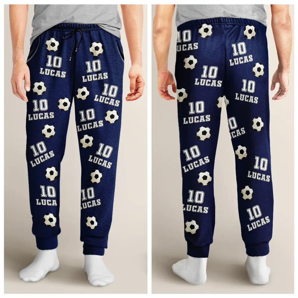 Gift For Yourself, Gift For Women, Gift For Men, Baseball, Football, Softball, Happy - Sports Pattern Baseball Volleyball Basketball - Personalized Sweatpants