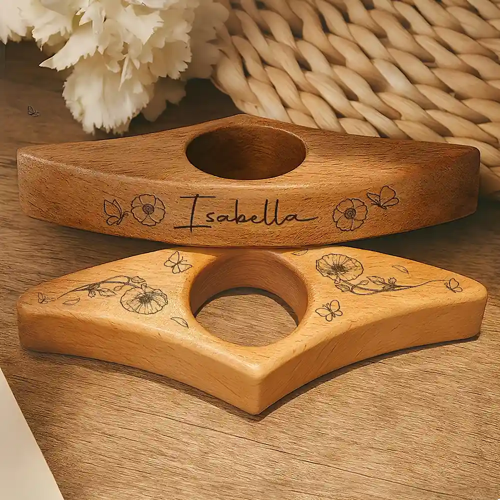 Reading,Gift For Yourself,Gift For Women,Happy - Book Lovers Birth Month Flower Bookish Keepsake - Personalized Book Page Holder