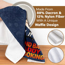 Gift For Father,Grilling,Dad's Hobby,Non-Eng,Photo,Humorous - Custom Photo Grilling Stand Back Daddy Is Cooking - Personalized Kitchen Towel