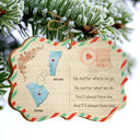 You Always Have Me - Long Distance Relationship Gift - Personalized Custom Wooden Ornament