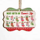 Les plus beaux cadeaux de la vie pour petits-enfants - Cadeau pour grands-parents - Décoration en bois personnalisée, décoration en aluminium