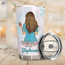 Coffee Scrubs And Rubber Gloves - Gift For Nurses - Personalized Custom Tumbler