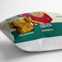 I Hug This Soft Pillow - Gift For Grandparent, Grandkid - Personalized Custom Pillow