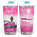 Pontoon Queen Classy - Personalized Custom Tumbler