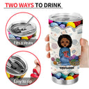 Punching People Is Frowned Upon - Gift For Crochet - Personalized Custom Tumbler