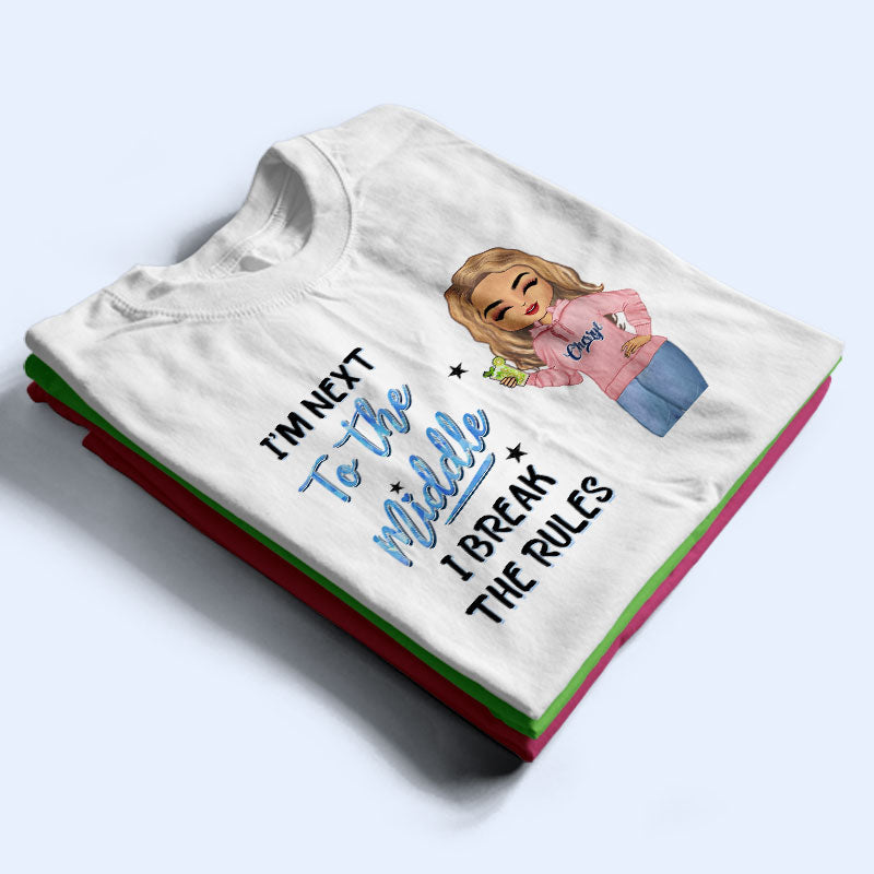 Je suis la sœur aînée - Cadeau pour frères et sœurs - T-shirt personnalisé