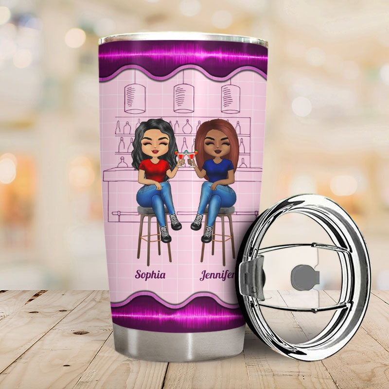We Go Together Like Drunk - Gift For Besties, BFF - Personalized Custom Tumbler