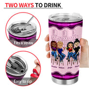 We Go Together Like Drunk - Gift For Besties, BFF - Personalized Custom Tumbler
