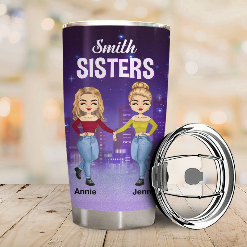 Classy A Bit Smart - Gift For Sisters, Siblings - Personalized Custom Tumbler