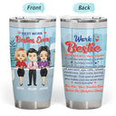 Best Work Besties Ever - BFF Bestie Gift - Personalized Custom Tumbler