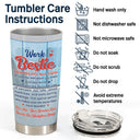 Best Work Besties Ever - BFF Bestie Gift - Personalized Custom Tumbler