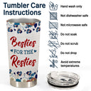 Walk Through But Only True Friends - Gift For Besties - Personalized Custom Tumbler