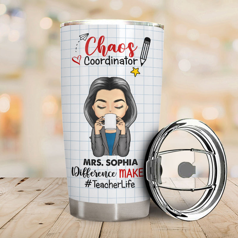 I'm A Teacher What's Your Superpower - Gift For Teachers - Personalized Custom Tumbler