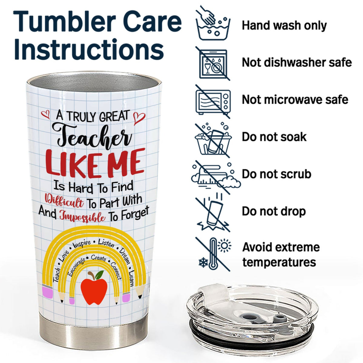 I'm A Teacher What's Your Superpower - Gift For Teachers - Personalized Custom Tumbler