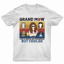 Les amoureux des animaux aiment les grands-parents, mais en plus cool ! Cadeau pour les amoureux des chiens et des chats ! T-shirt personnalisé