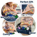 Mother Daughter Linked Forever - Gift For Mother - Personalized Custom Blanket