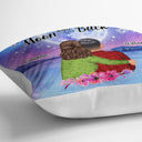 Love You To Moon And Back Beach - Gift For Mother, Mom, Grandma - Personalized Custom Pillow