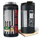 Papa Fuel - Cadeau d'anniversaire sympa pour papa, père, grand-père, mari, homme - Gobelet isotherme 4 en 1 personnalisé