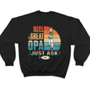 Reel Cool Dad Reel Great Dad - Cadeau d'anniversaire, cadeau de famille pour papa, père, grand-père, pêcheurs, amateurs de pêche - T-shirt personnalisé