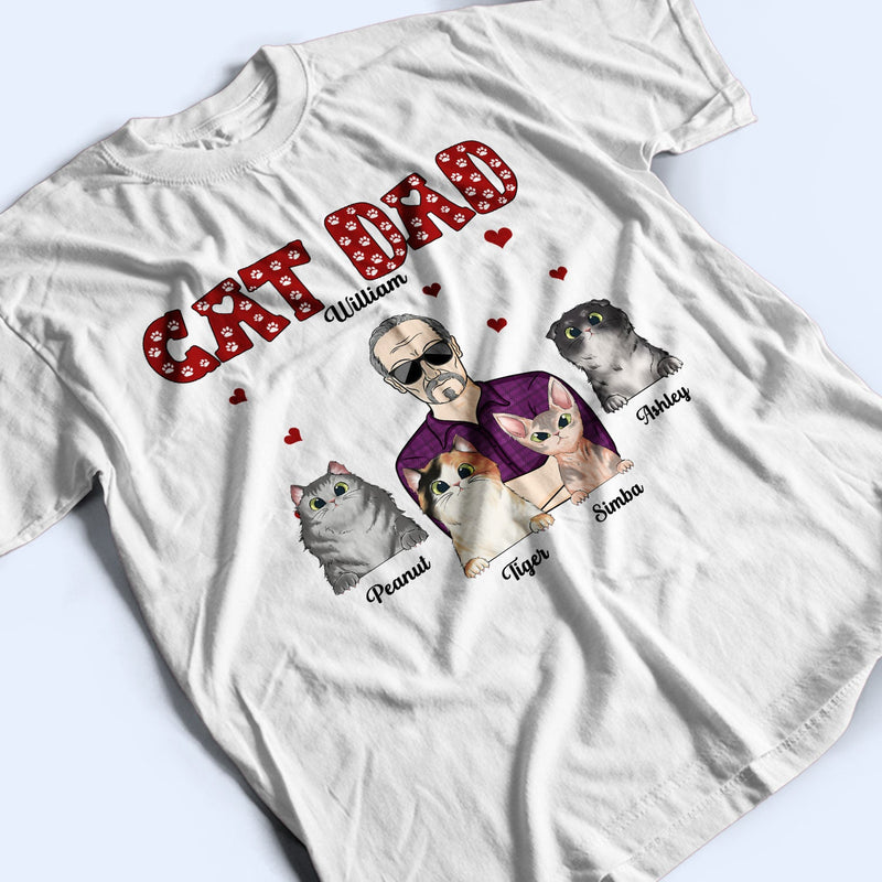 Cat Mom Cat Dad - Birthday Gift For Mother, Father, Pet Lovers - Personalized Custom T Shirt