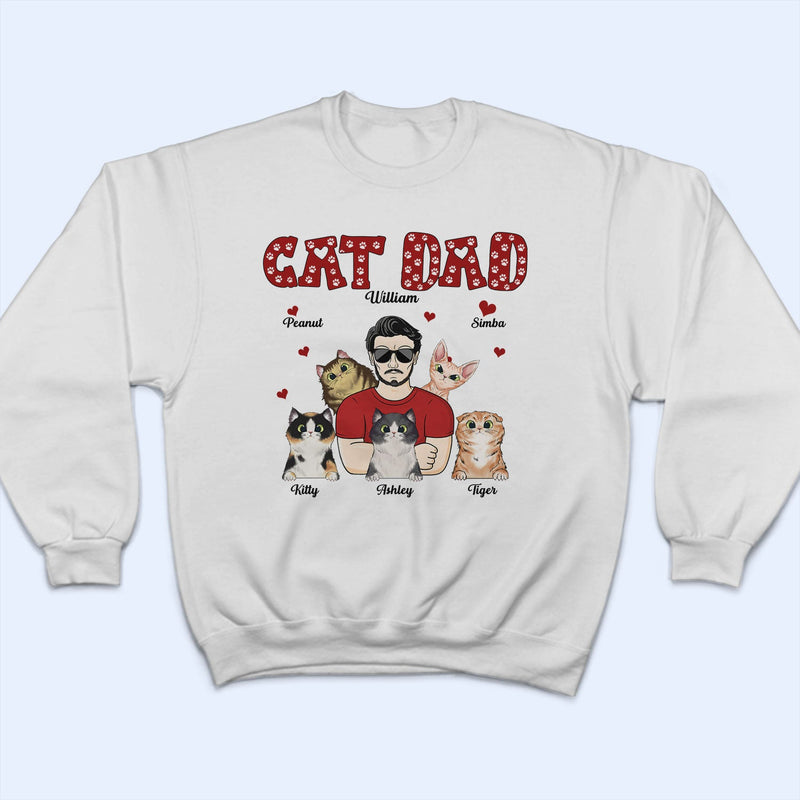 Cat Mom Cat Dad - Birthday Gift For Mother, Father, Pet Lovers - Personalized Custom T Shirt